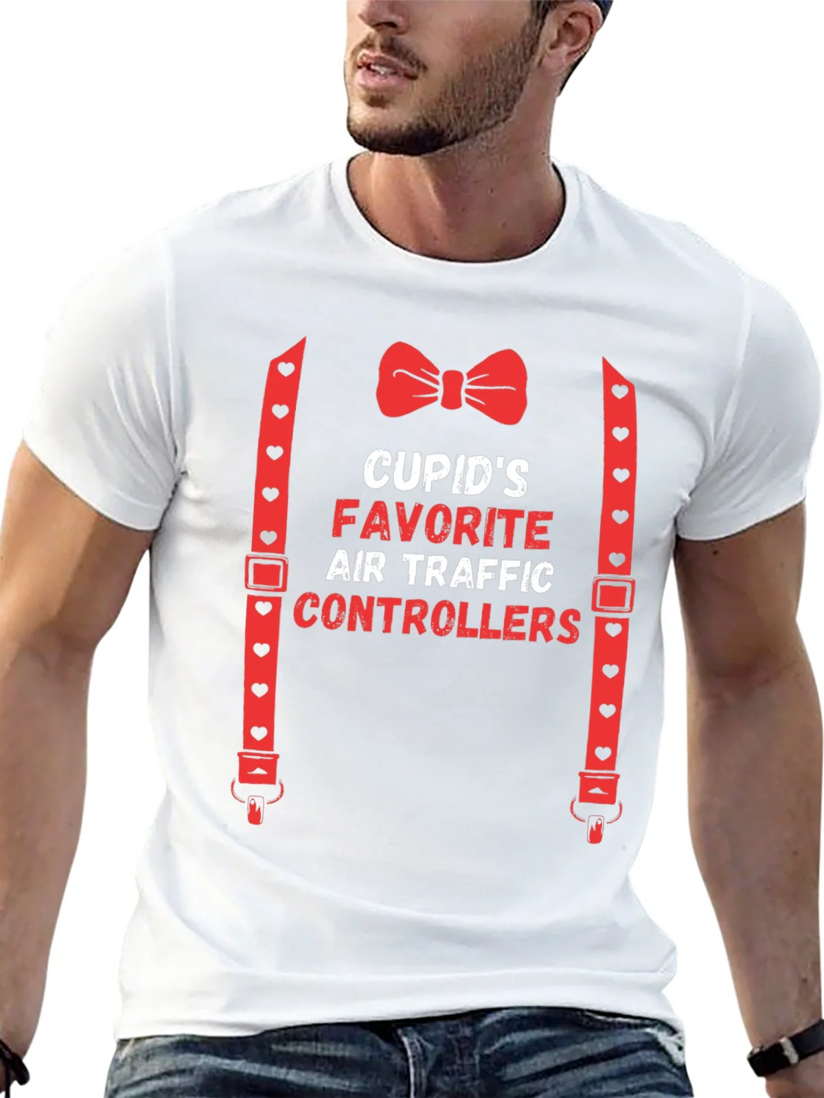 Cupids Favorite Air Traffic Controllers T-Shirt product image 12