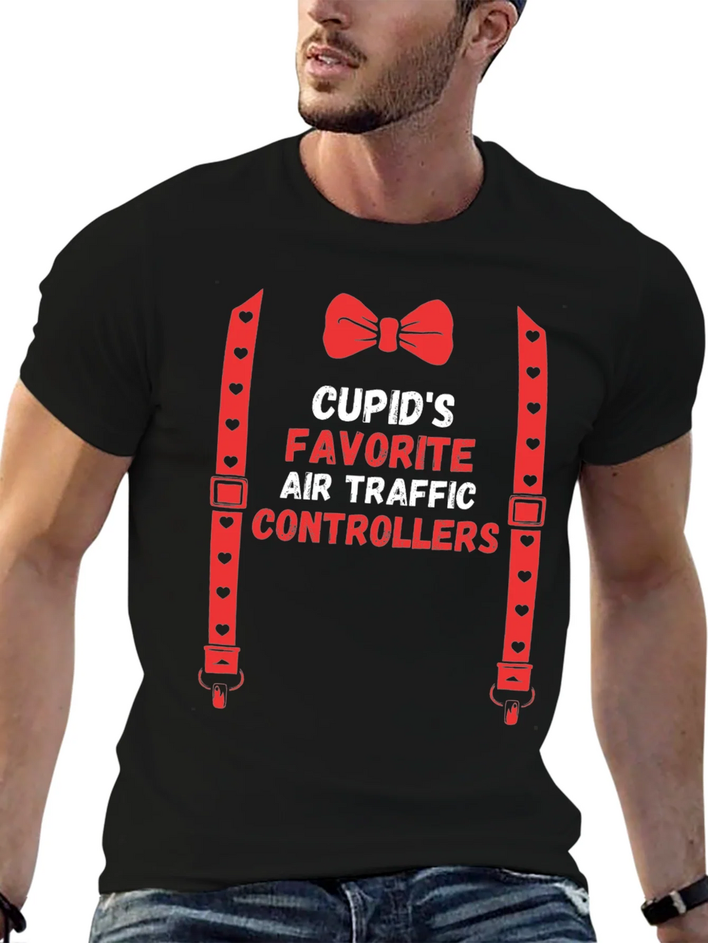 Cupids Favorite Air Traffic Controllers T-Shirt product image 6