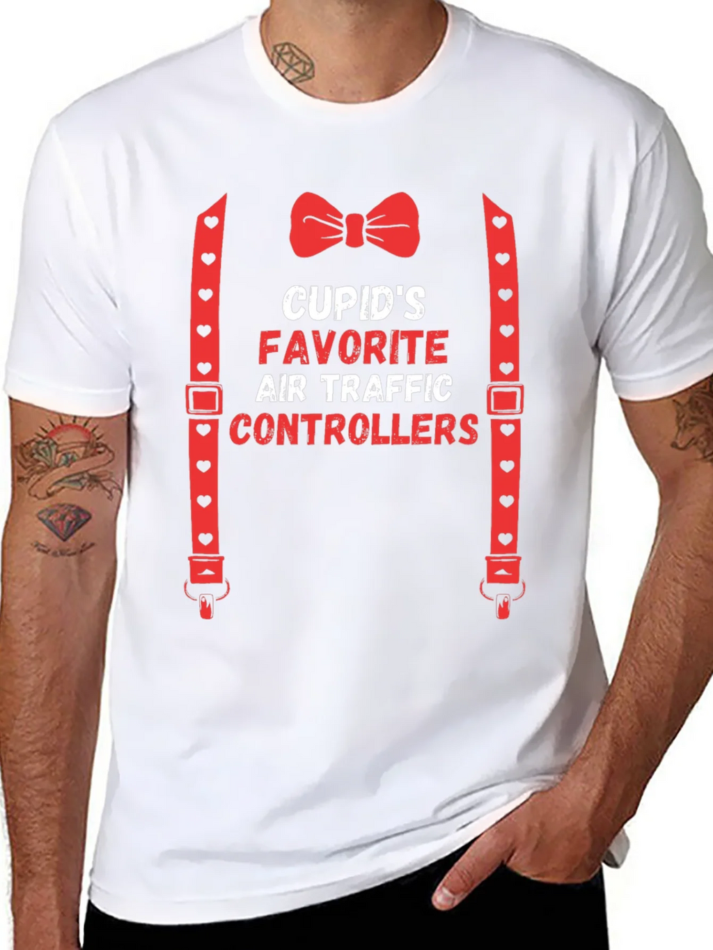 Cupids Favorite Air Traffic Controllers T-Shirt product image 7