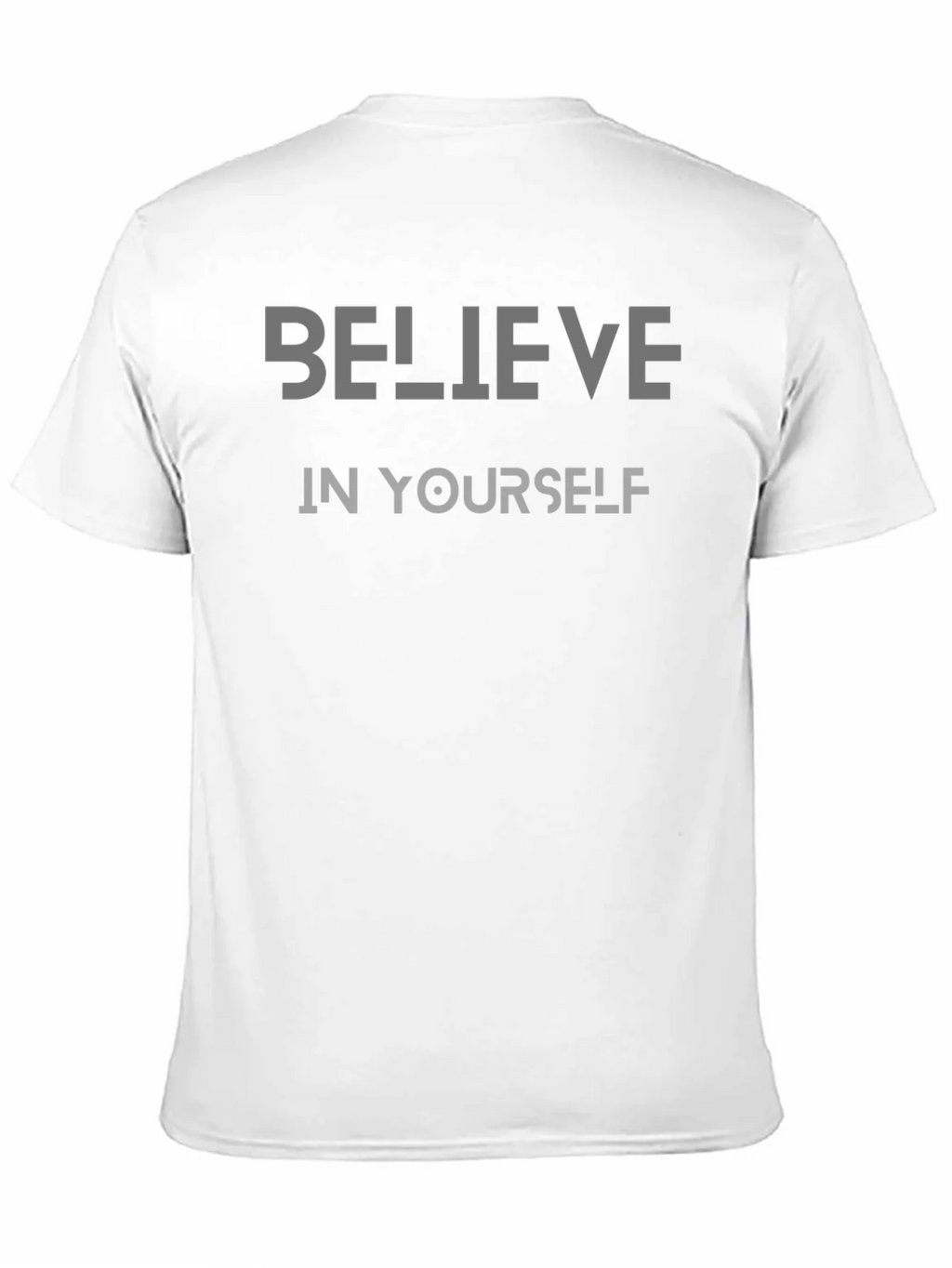 Believe In Yourself Graphic Tee - Motivational Black T-Shirt product image 10