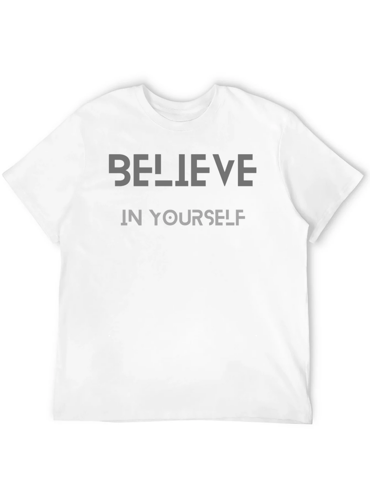 Believe In Yourself Graphic Tee - Motivational Black T-Shirt product image 11