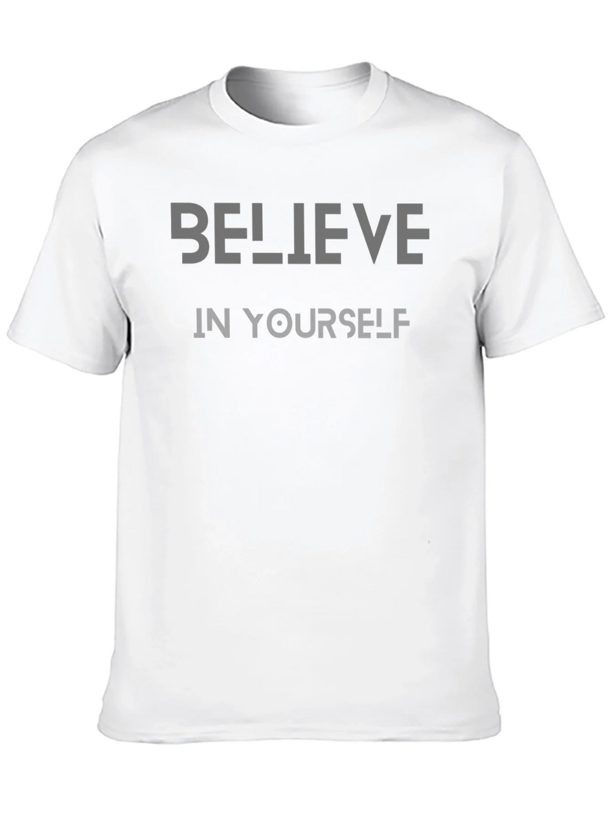 Believe In Yourself Graphic Tee - Motivational Black T-Shirt product image 9