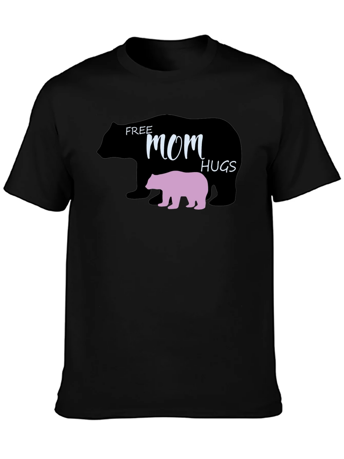 Free Mom Hugs Bear Graphic T-Shirt product image 3