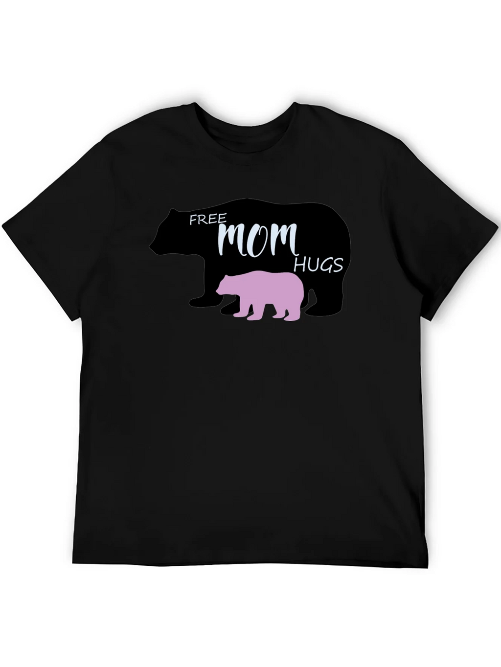 Free Mom Hugs Bear Graphic T-Shirt product image 5