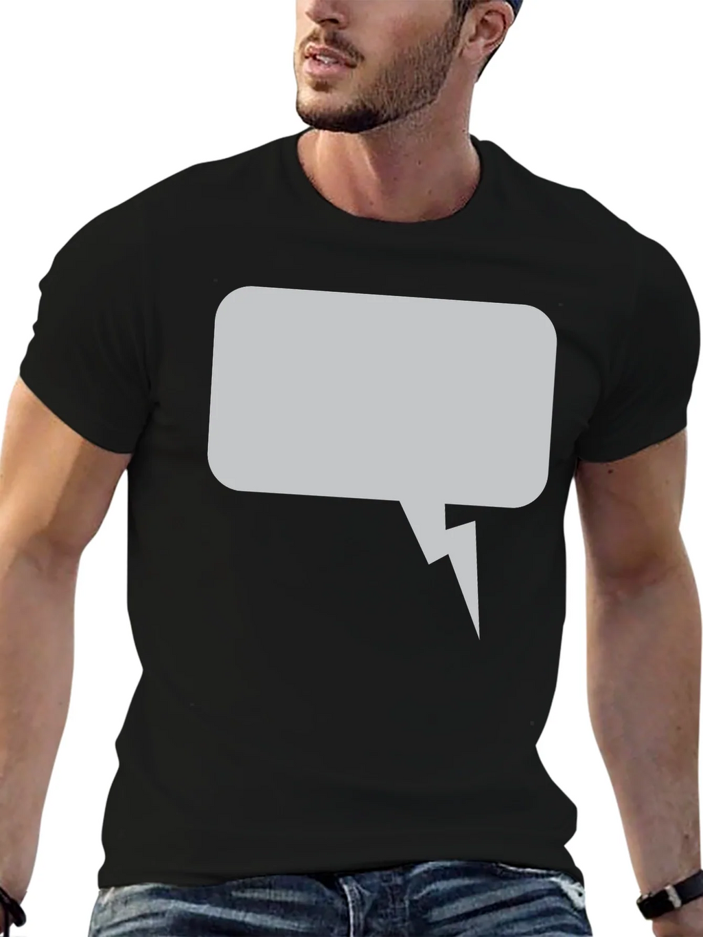 Mens Graphic Tee - Speech Bubble Design product image 6