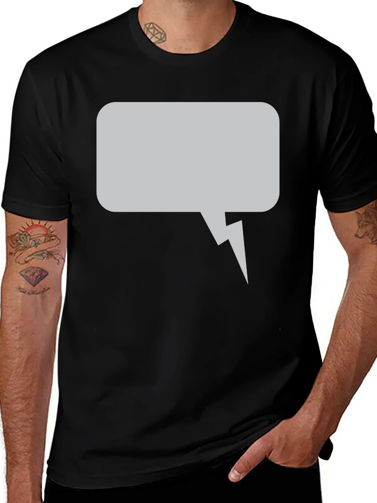 Mens Graphic Tee - Speech Bubble Design product image 1