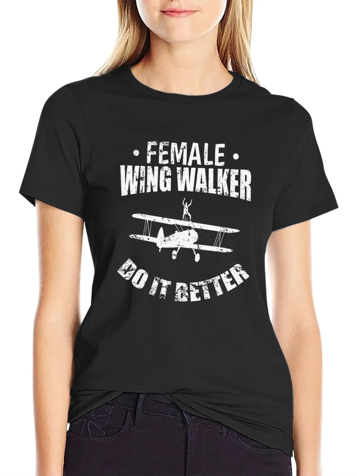 Female Wing Walker T-Shirt - Aviation Tee product image 2