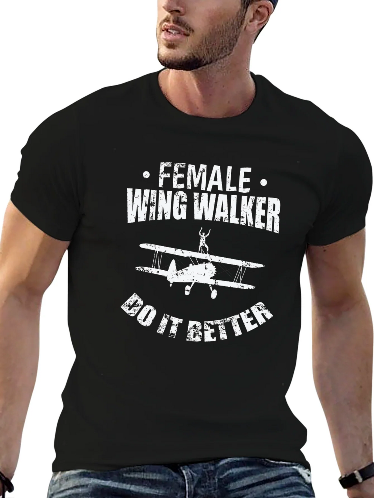 Female Wing Walker T-Shirt - Aviation Tee product image 6