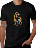 Stylish Dog Silhouette Graphic Tee product image 1
