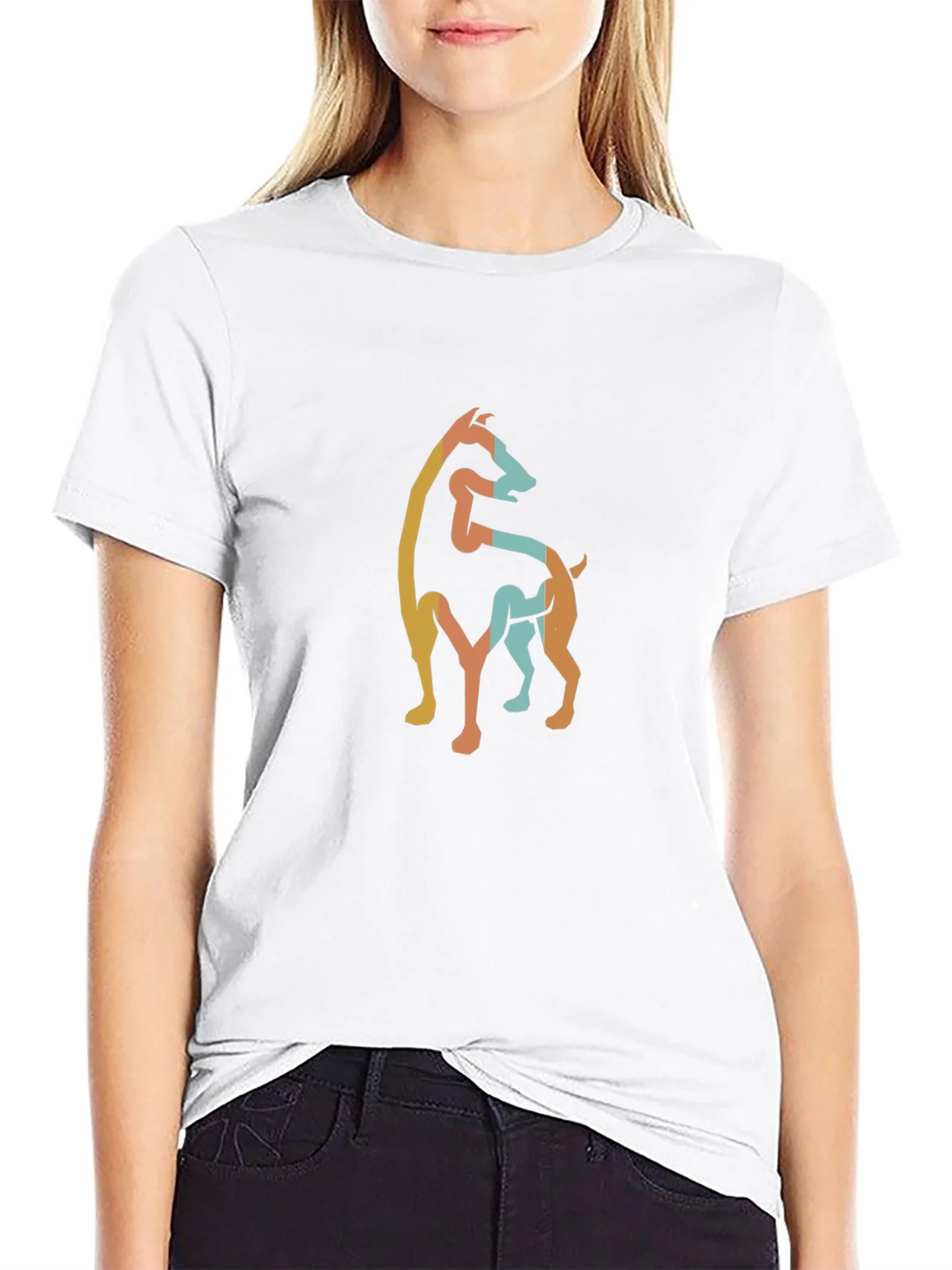 Stylish Dog Silhouette Graphic Tee product image 7