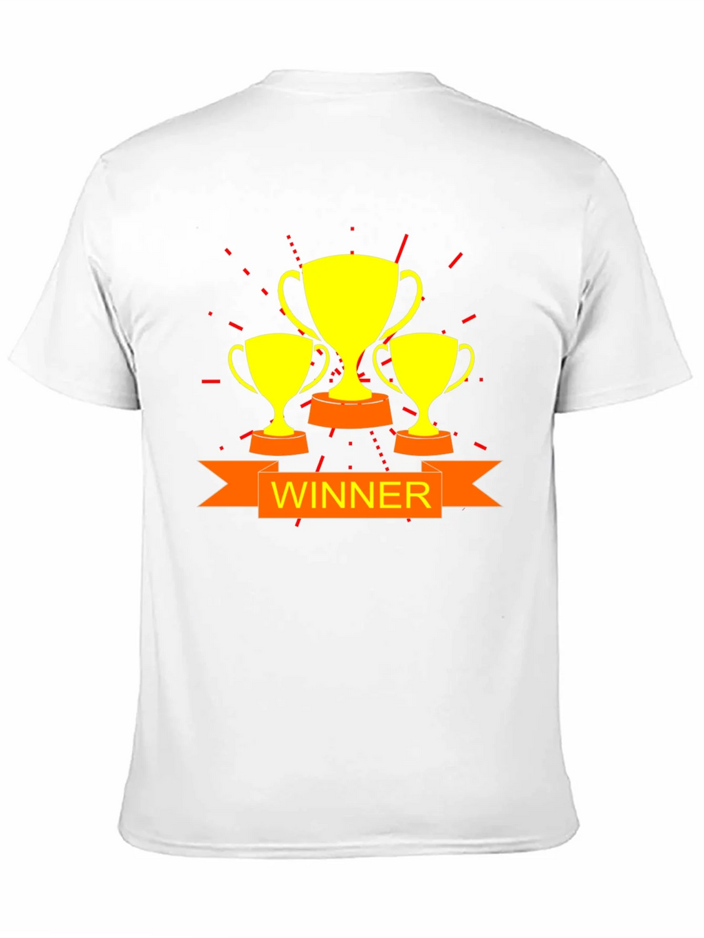 Winner Trophy Graphic Black T-Shirt product image 8