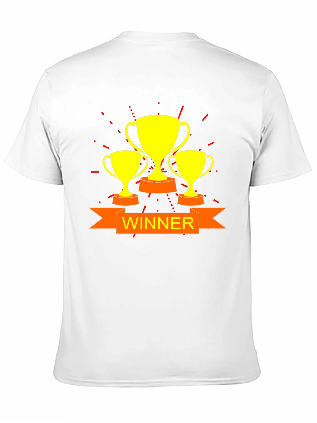 Winner Trophy Graphic Black T-Shirt product image 8