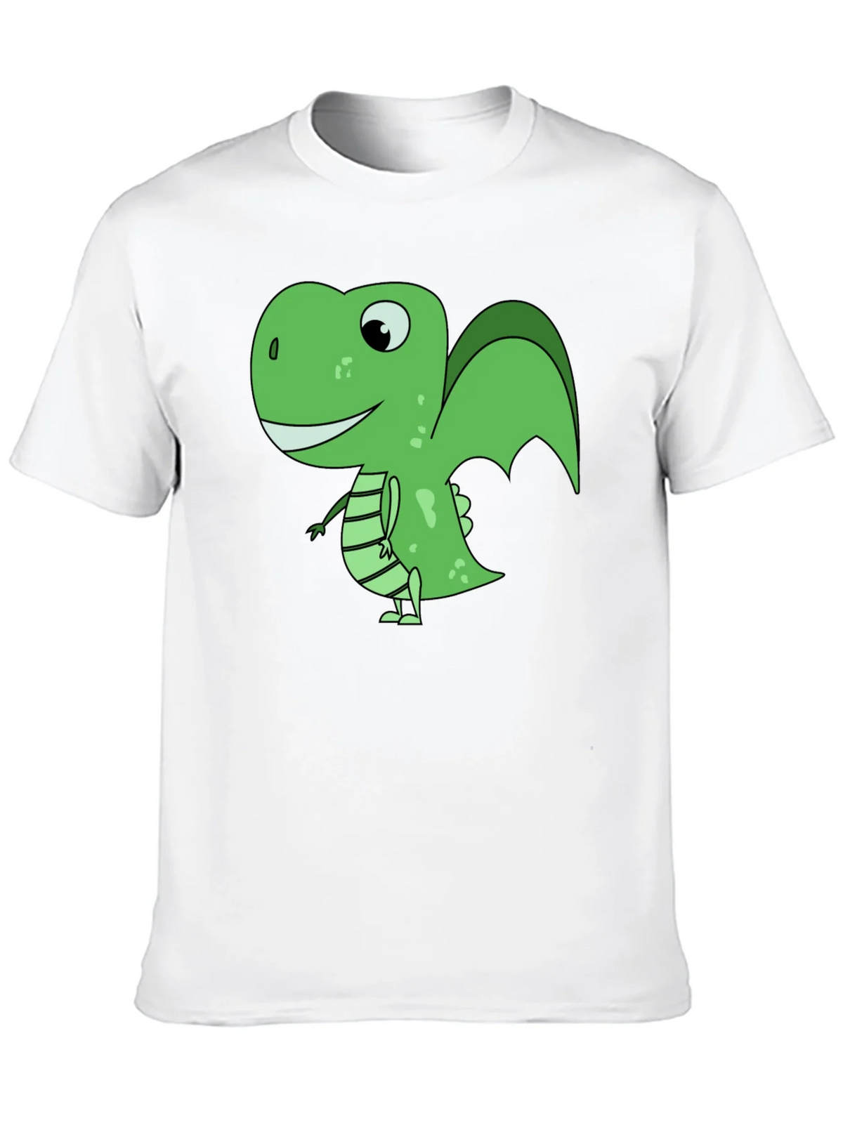Cartoon Dinosaur Graphic T-Shirt - Black product image 9