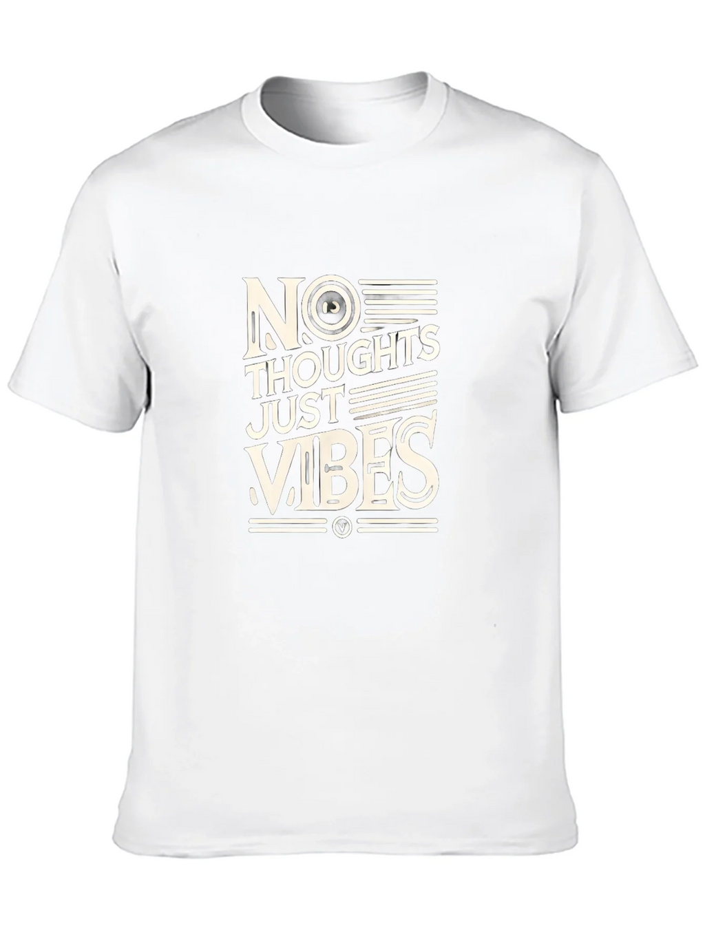 No Thoughts Just Vibes Black T-Shirt product image 9