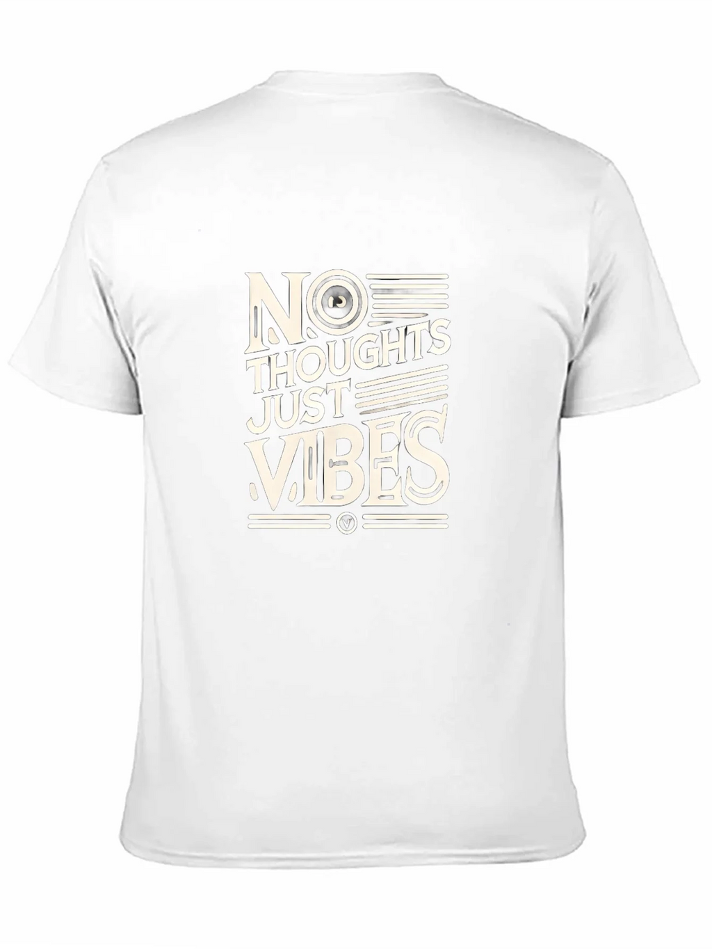 No Thoughts Just Vibes Black T-Shirt product image 10