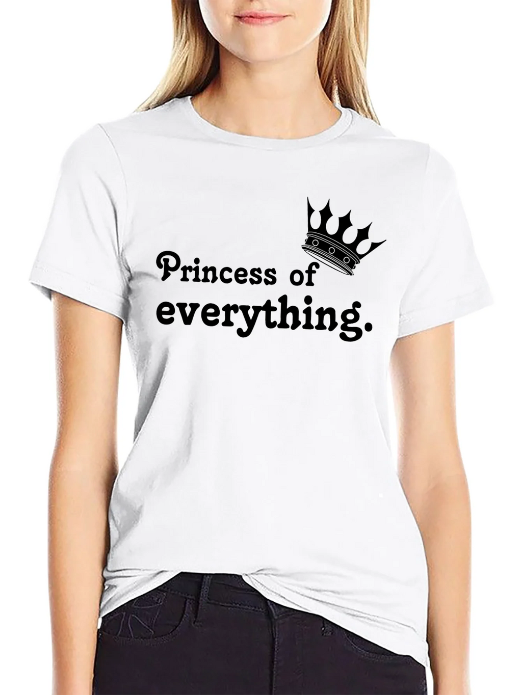 Princess of Everything Black Graphic Tee product image 8