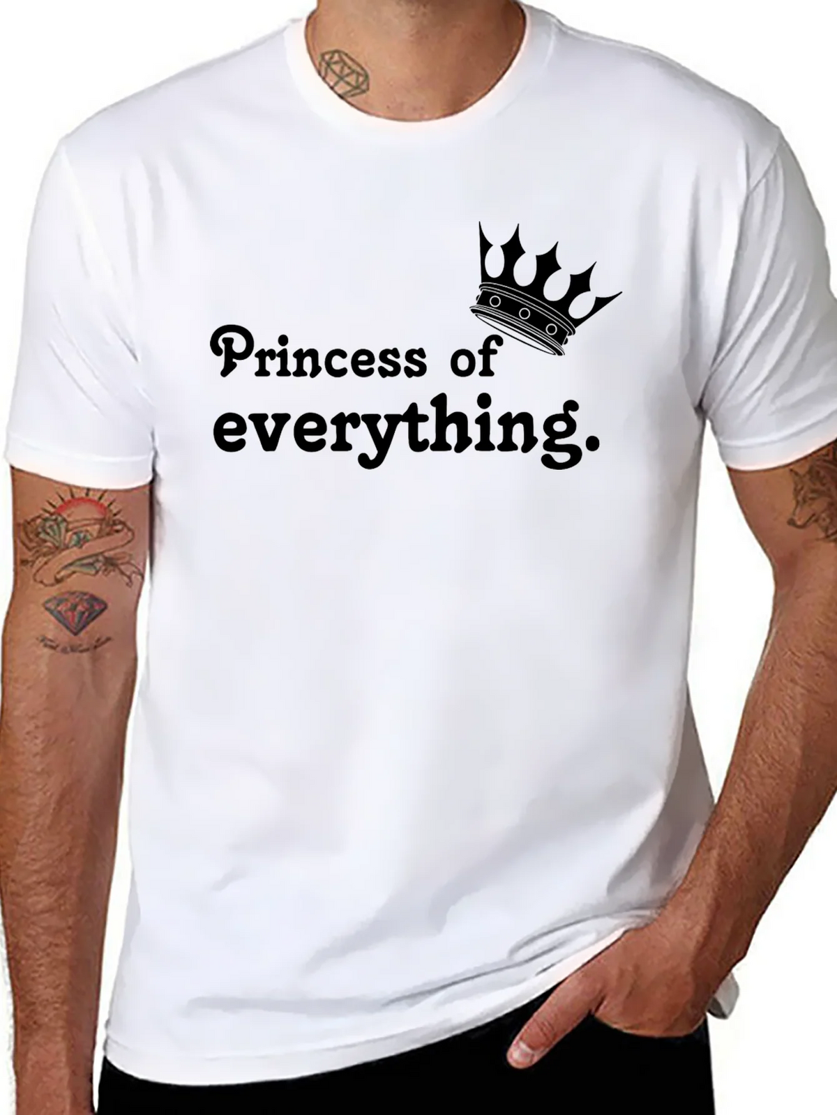 Princess of Everything Black Graphic Tee product image 7
