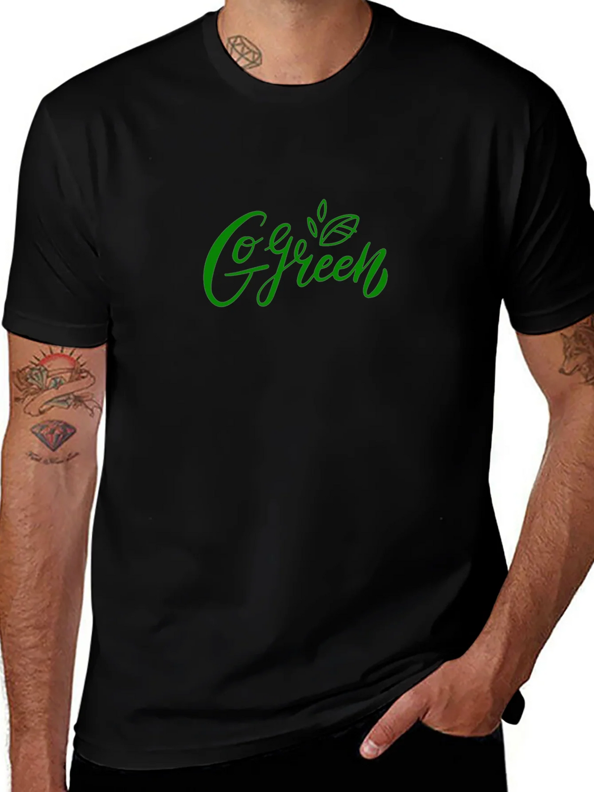 Go Green Graphic Tee - Eco Friendly Style product image 1