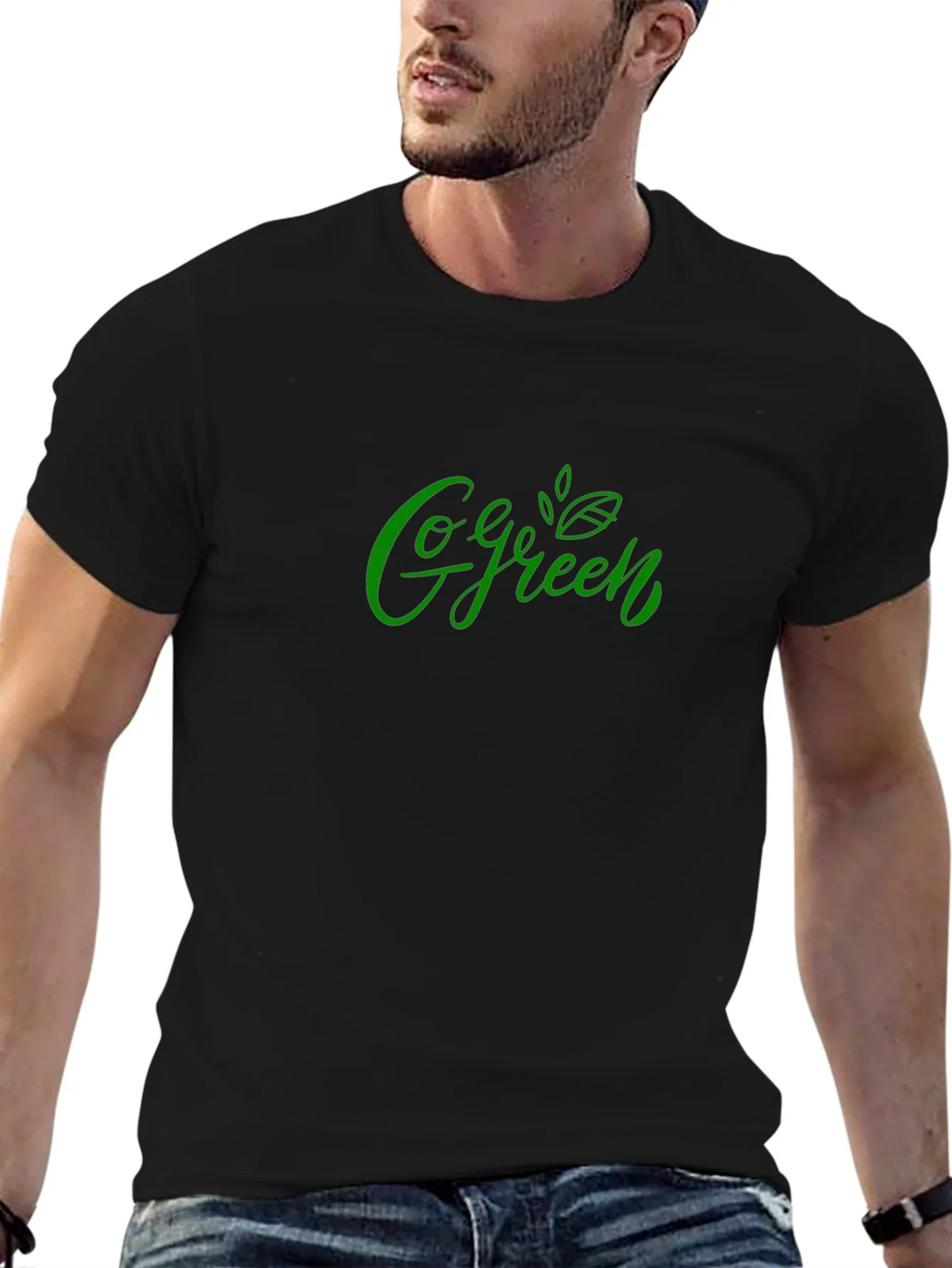 Go Green Graphic Tee - Eco Friendly Style product image 6