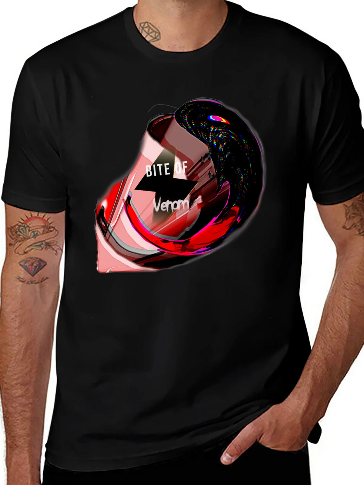 Bite of Venom Graphic T-Shirt - Modern Streetwear product image 1