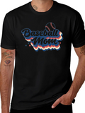 Baseball Mom T-Shirt - Retro Design product image 1