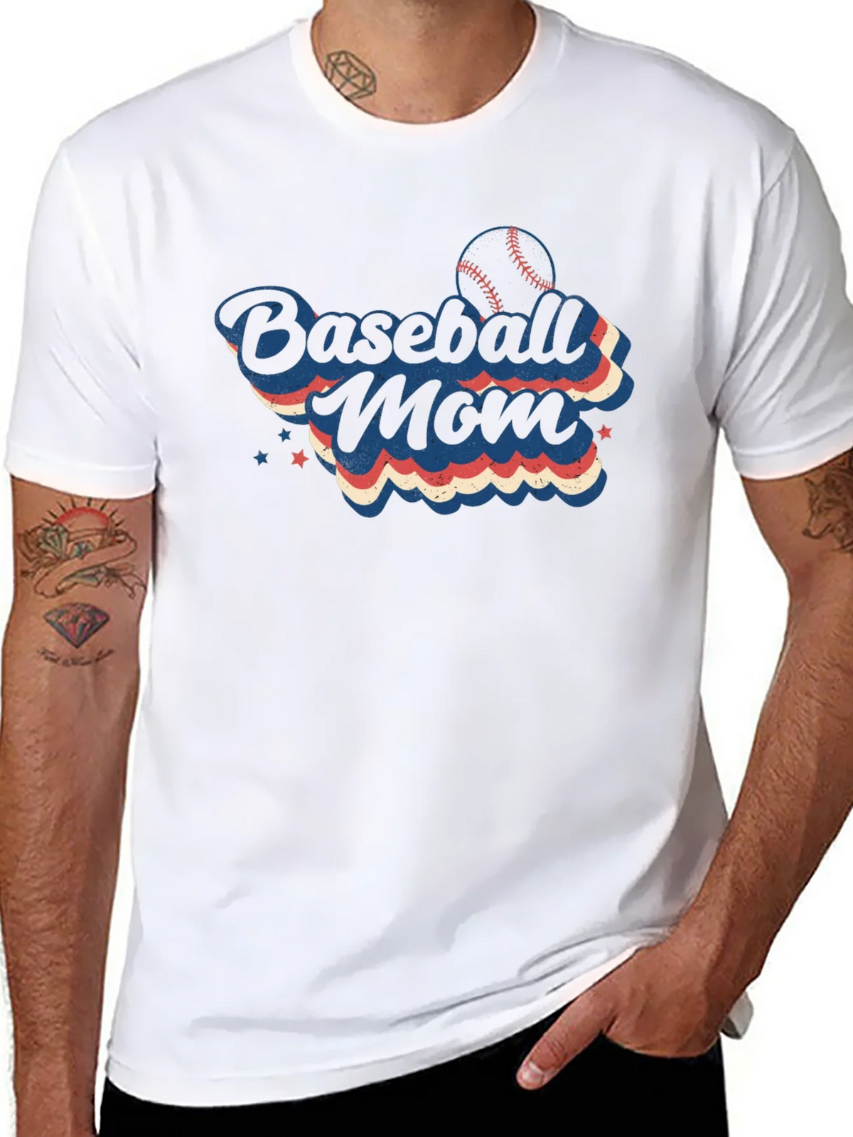 Baseball Mom T-Shirt - Retro Design product image 6