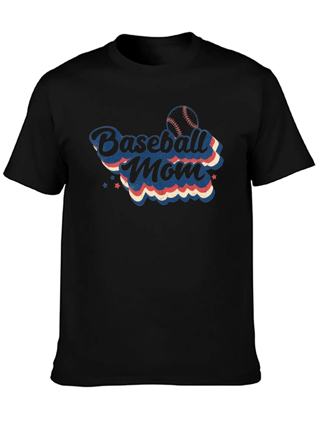Baseball Mom T-Shirt - Retro Design product image 2