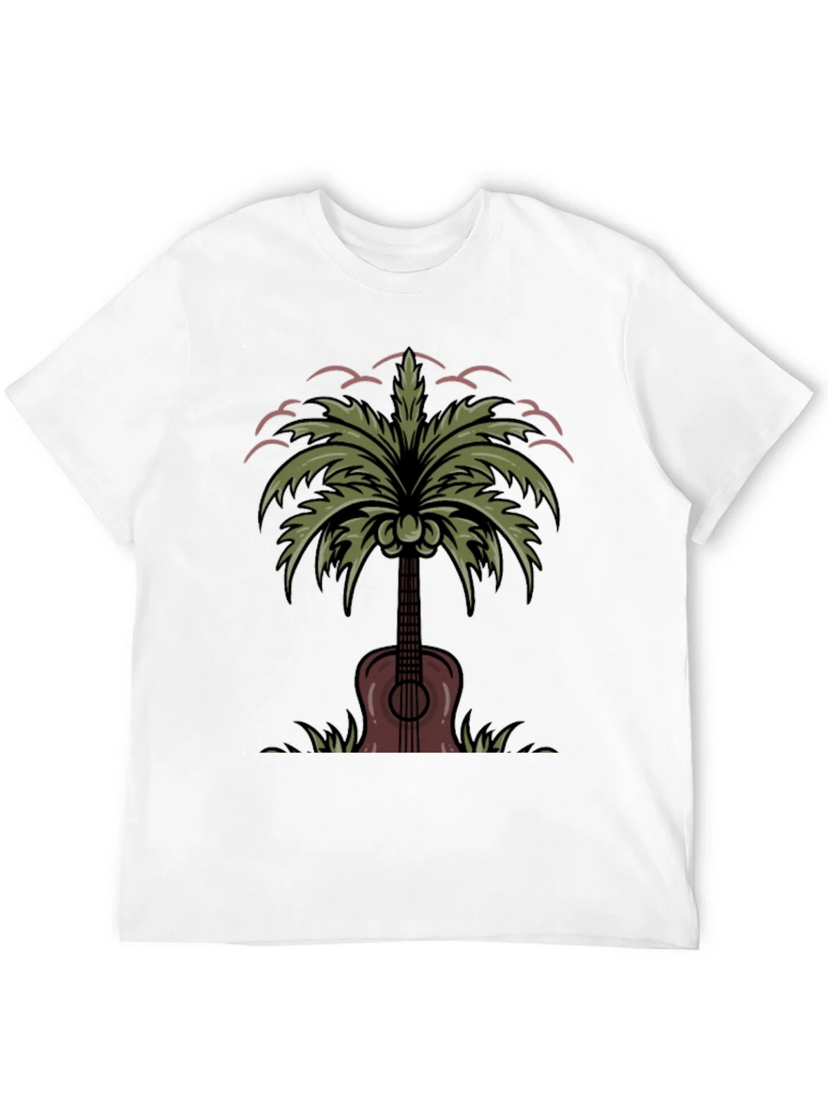 Palm Tree Guitar Graphic Tee product image 10