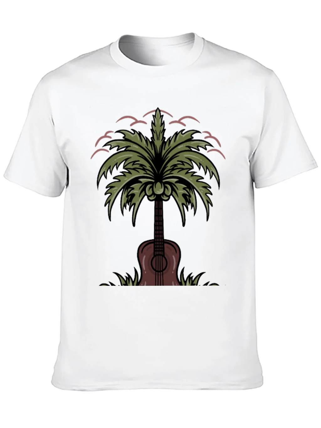 Palm Tree Guitar Graphic Tee product image 8