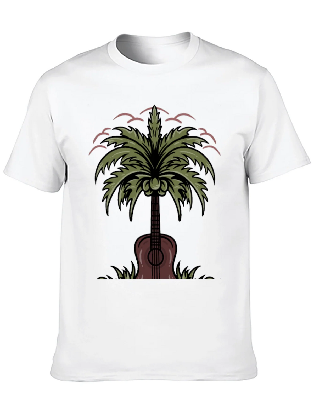 Palm Tree Guitar Graphic Tee product image 8