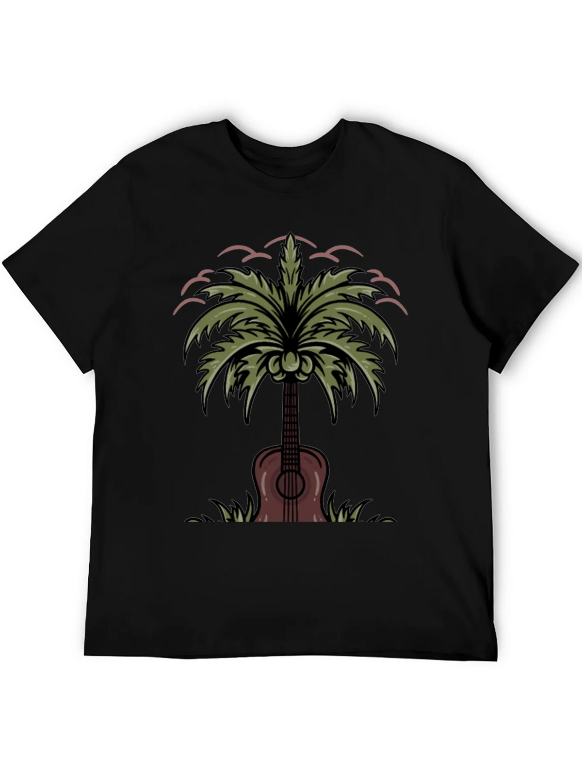 Palm Tree Guitar Graphic Tee product image 5
