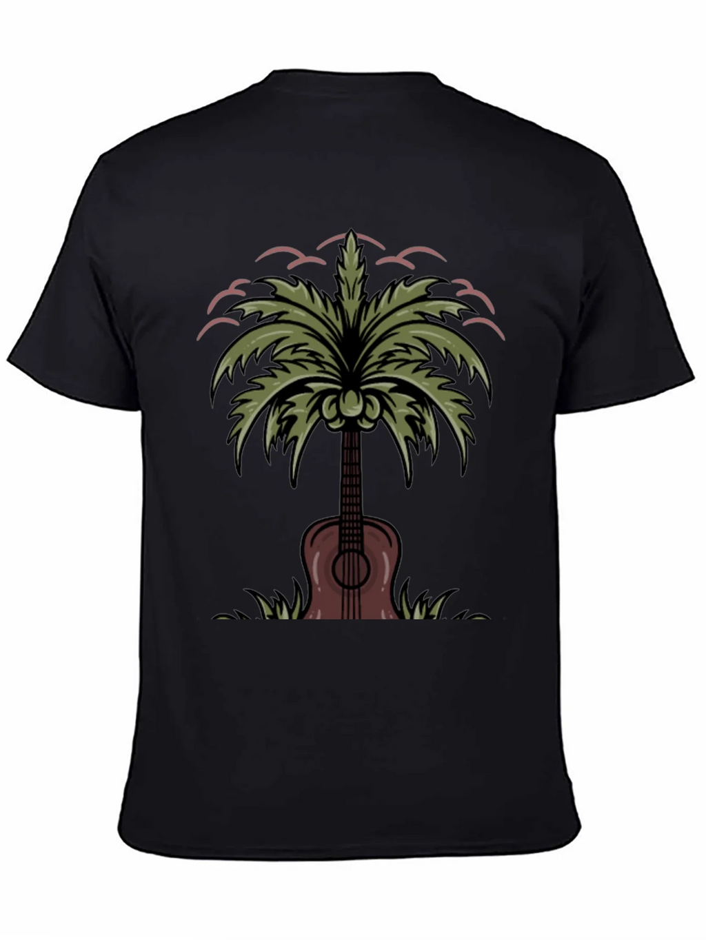 Palm Tree Guitar Graphic Tee product image 4