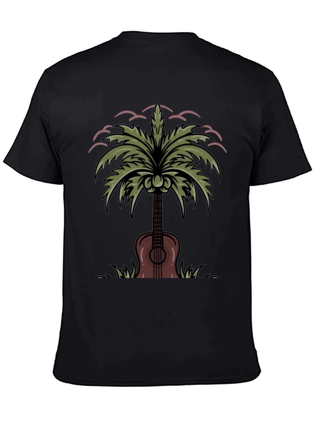 Palm Tree Guitar Graphic Tee product image 4