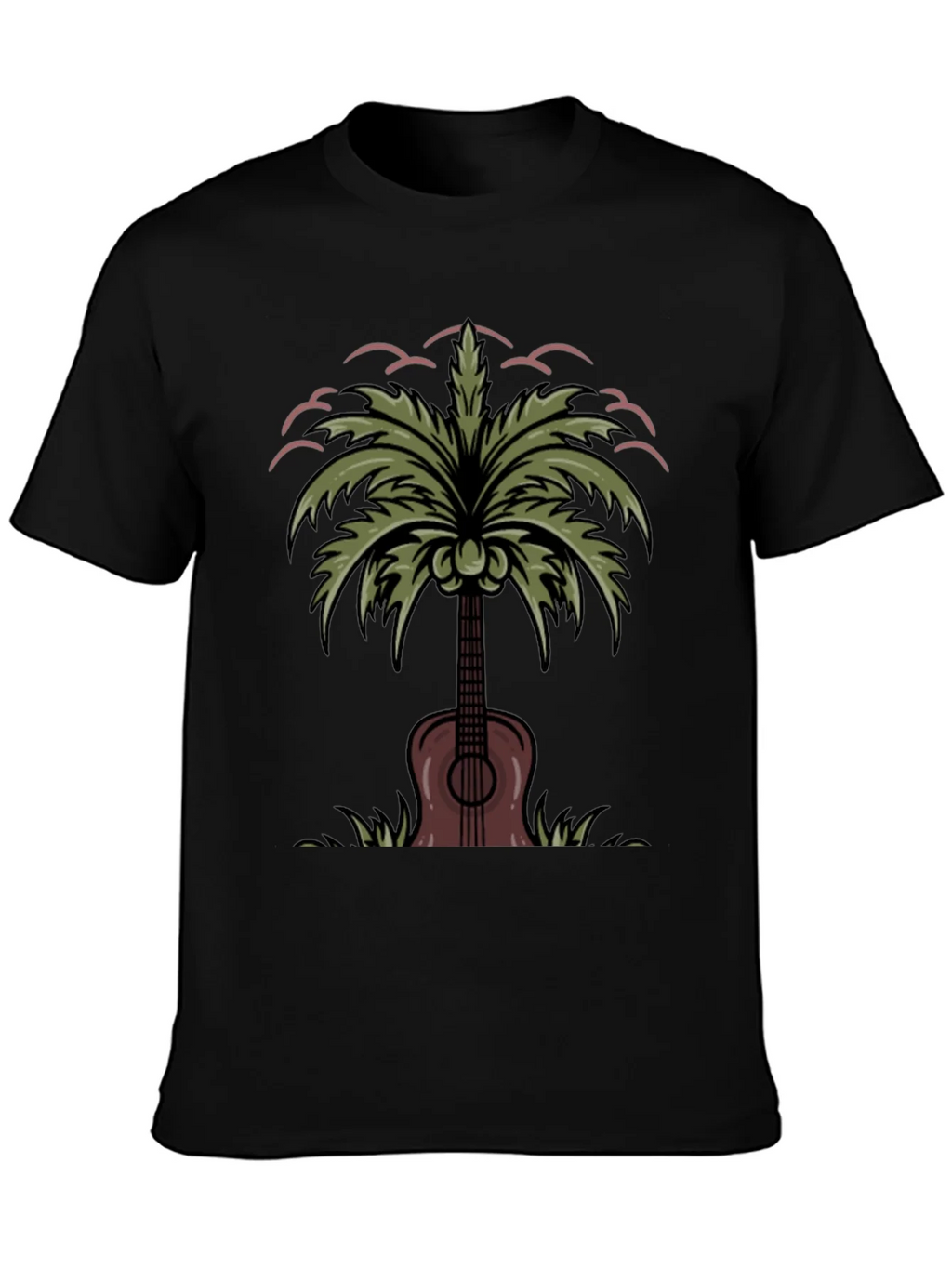 Palm Tree Guitar Graphic Tee product image 3