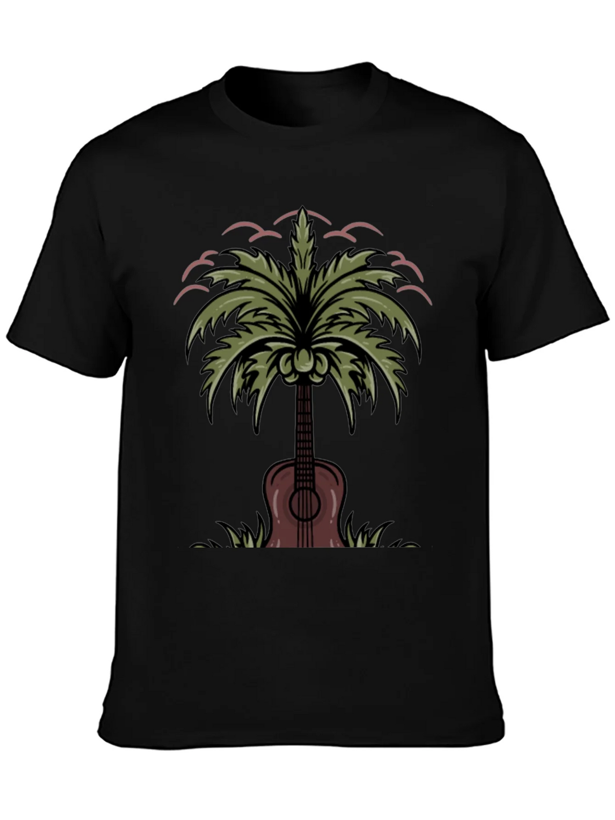 Palm Tree Guitar Graphic Tee product image 3