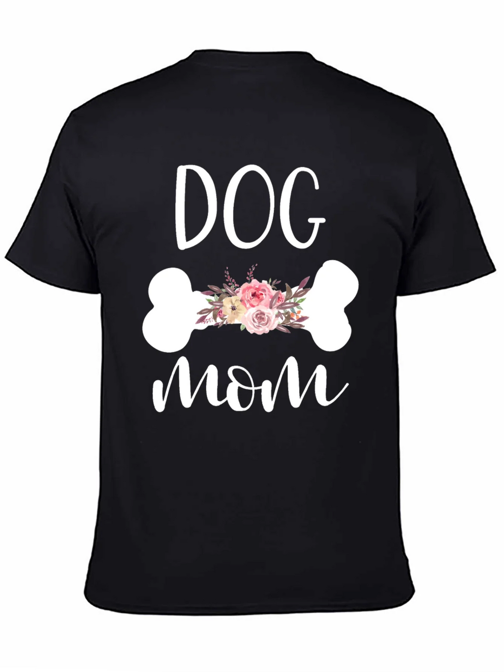 Dog Mom Floral Bone Graphic Tee product image 4