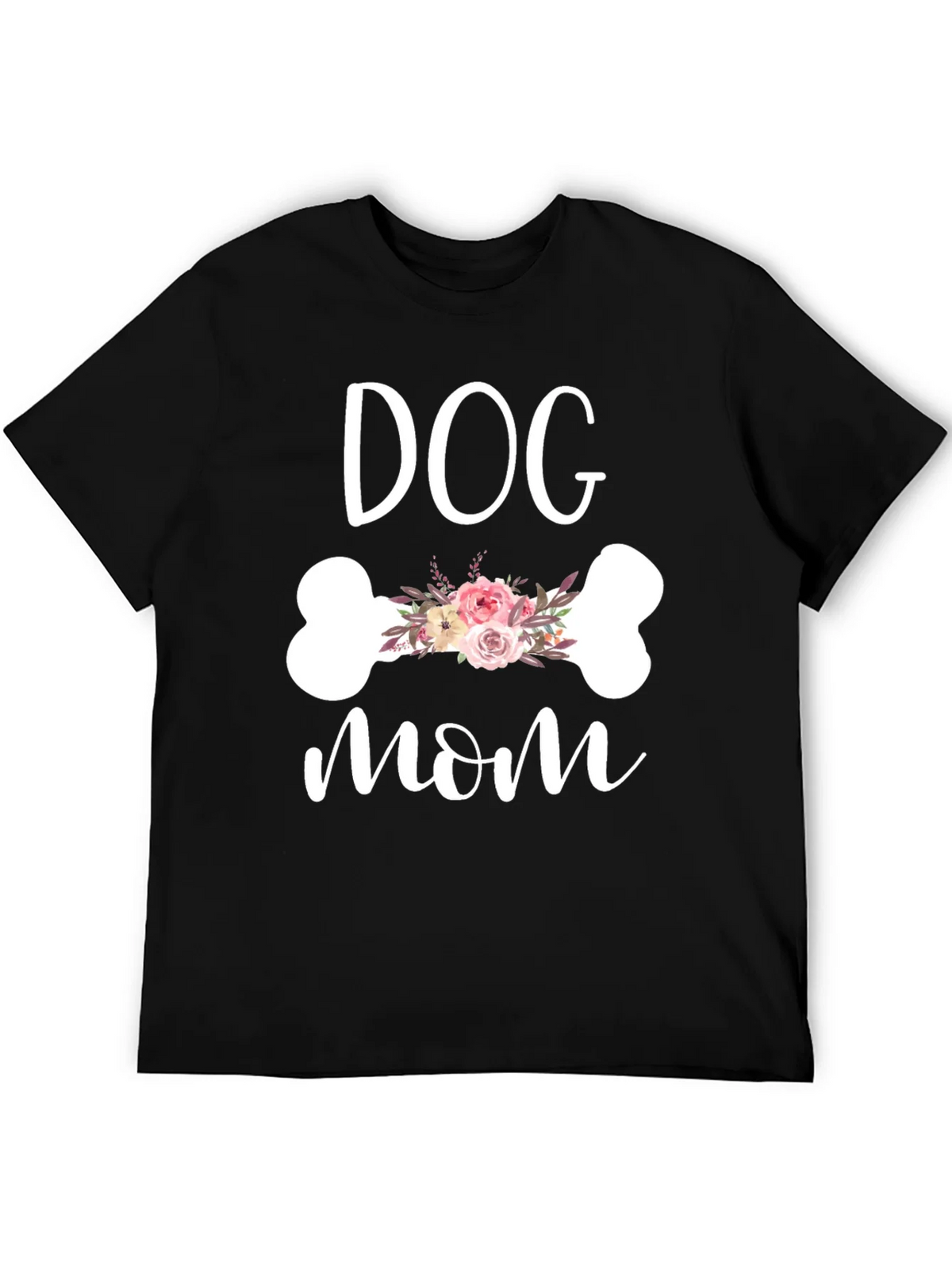 Dog Mom Floral Bone Graphic Tee product image 5
