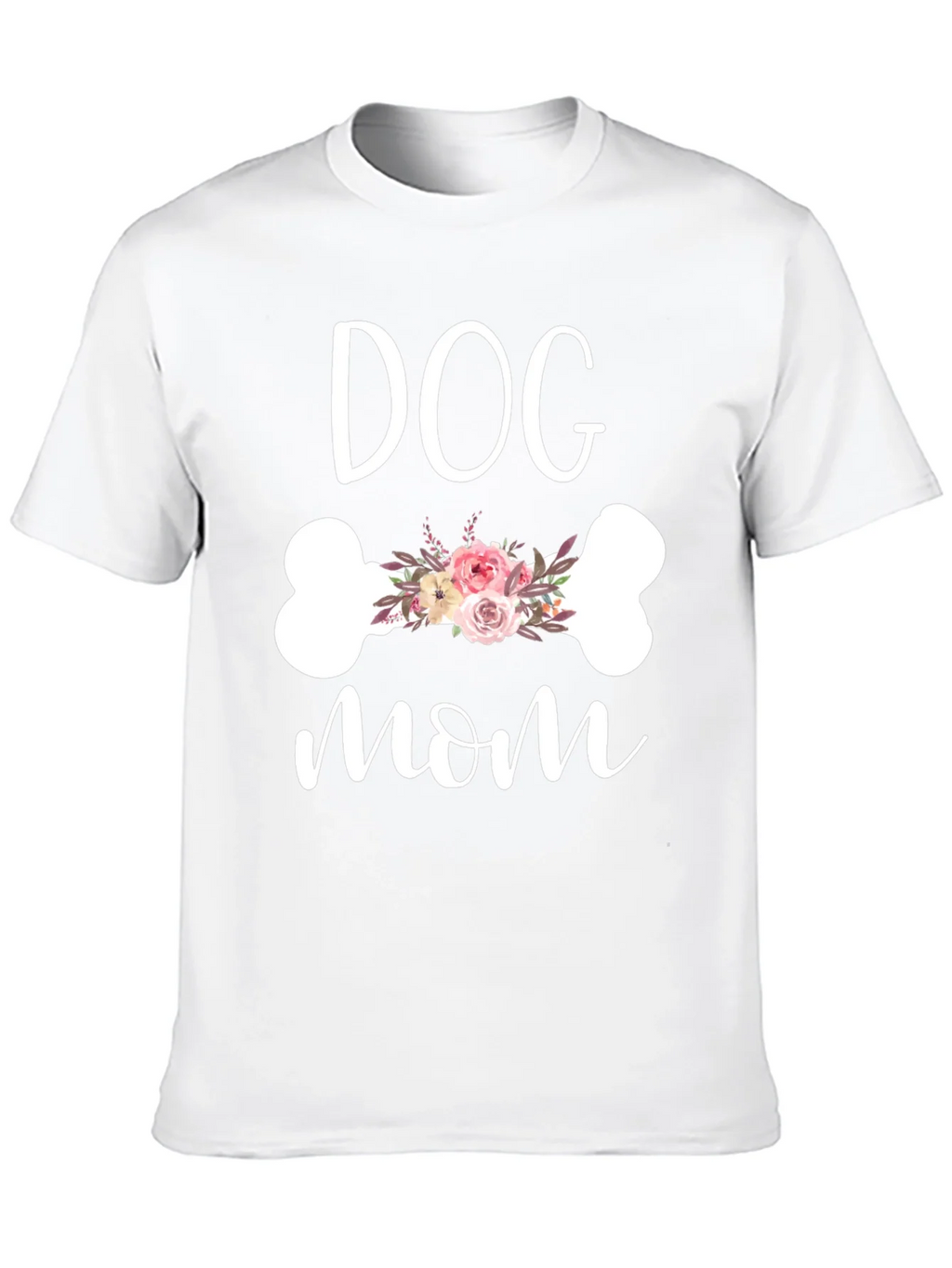 Dog Mom Floral Bone Graphic Tee product image 9