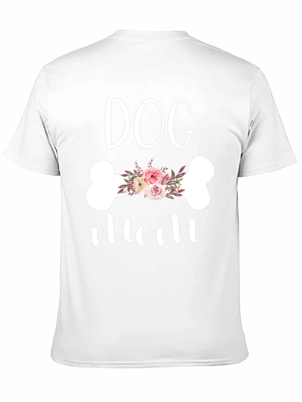 Dog Mom Floral Bone Graphic Tee product image 10