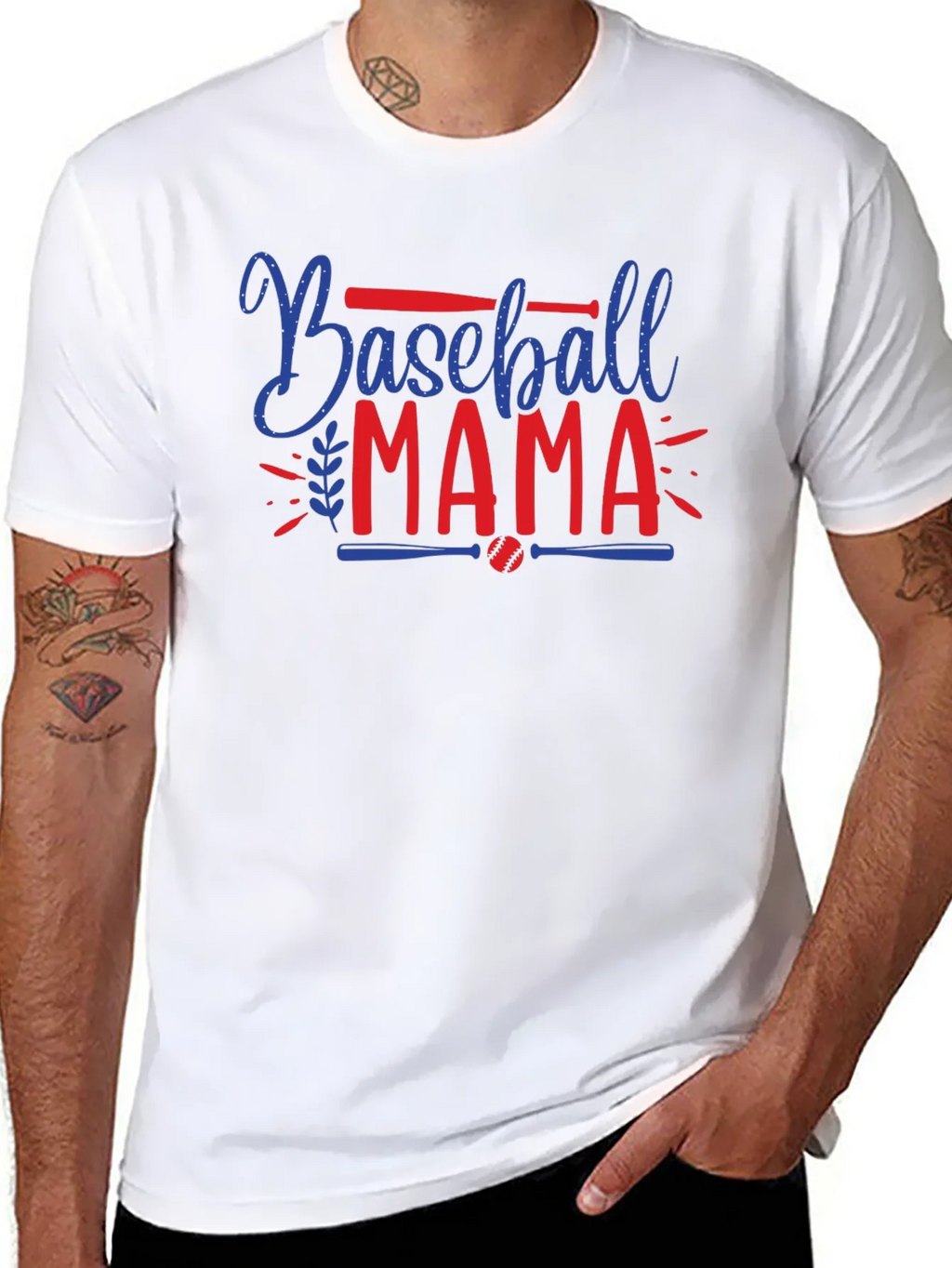 Baseball Mama Graphic Tee - Sporty Mom Shirt product image 7