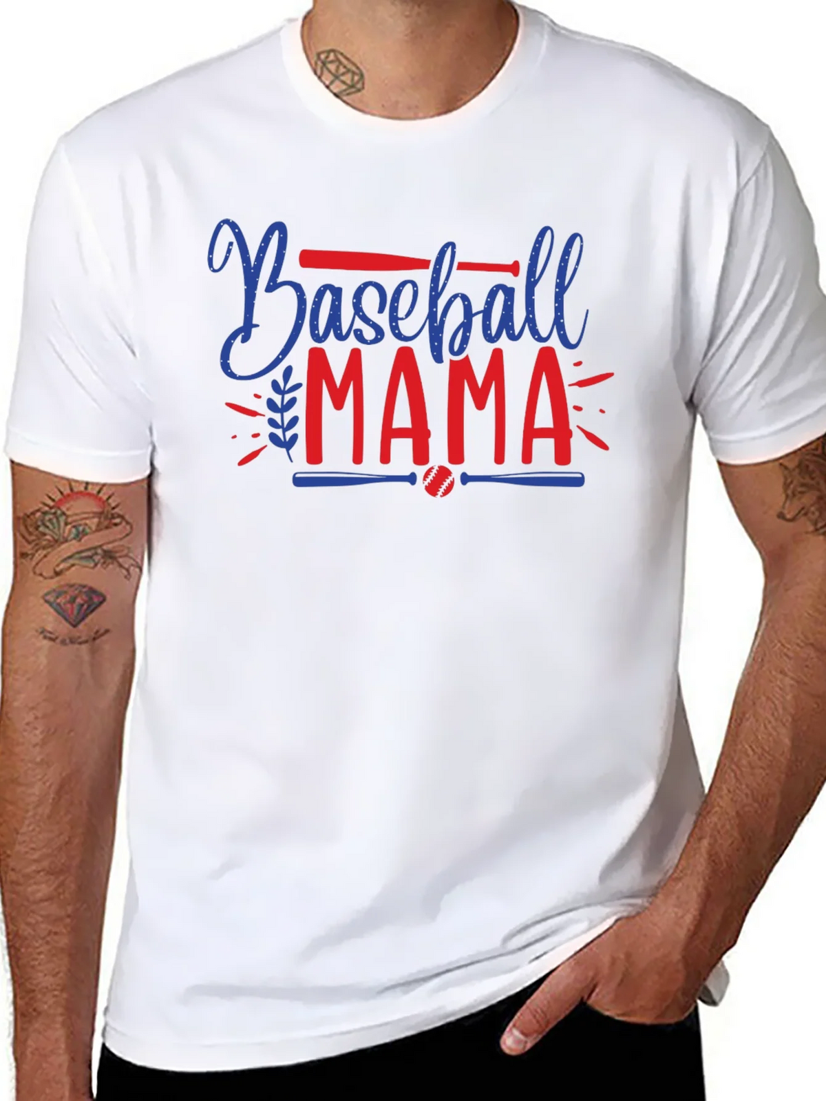 Baseball Mama Graphic Tee - Sporty Mom Shirt product image 7