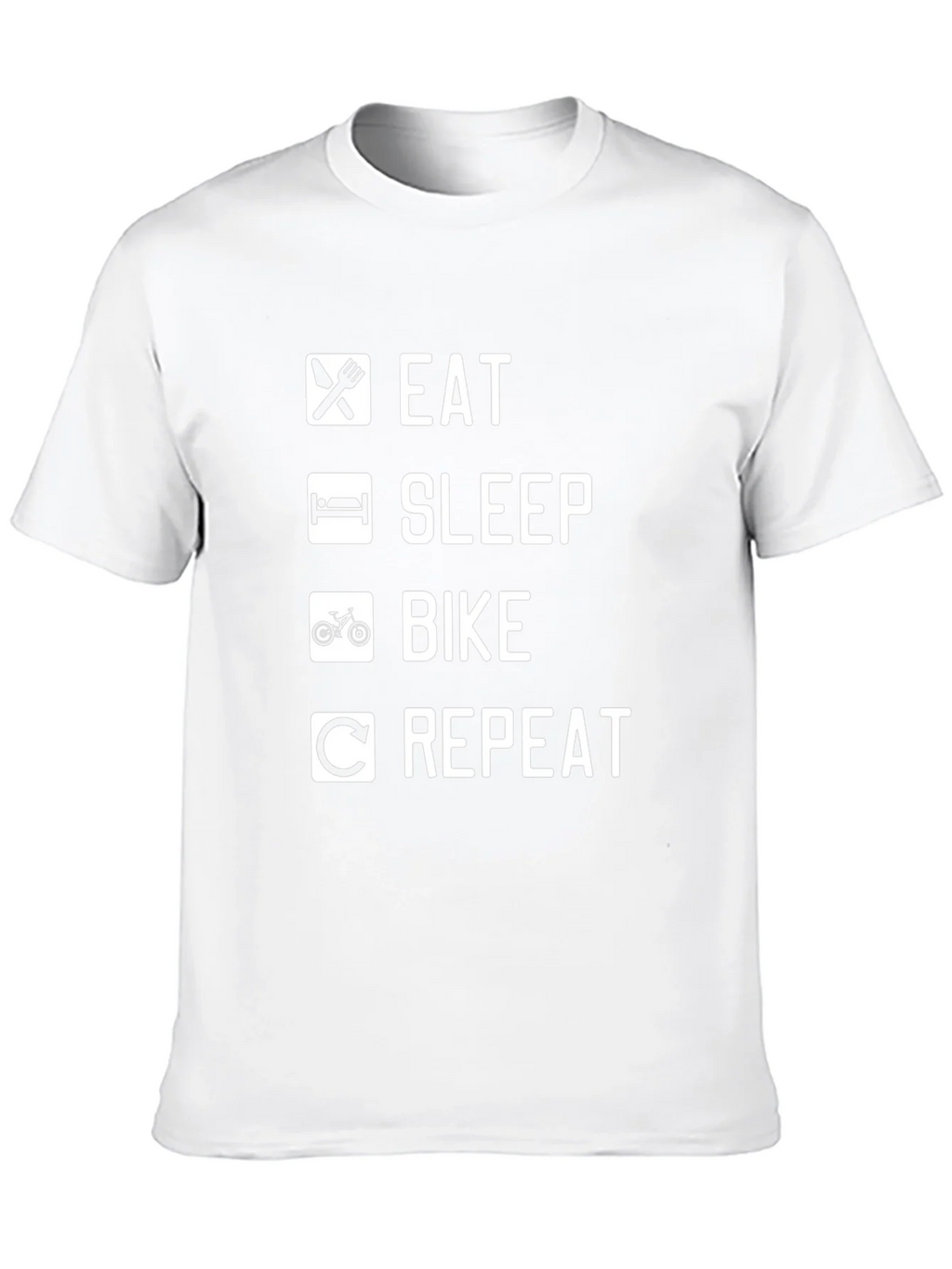 Eat Sleep Bike Repeat Graphic Tee - Cycling T-Shirt product image 9