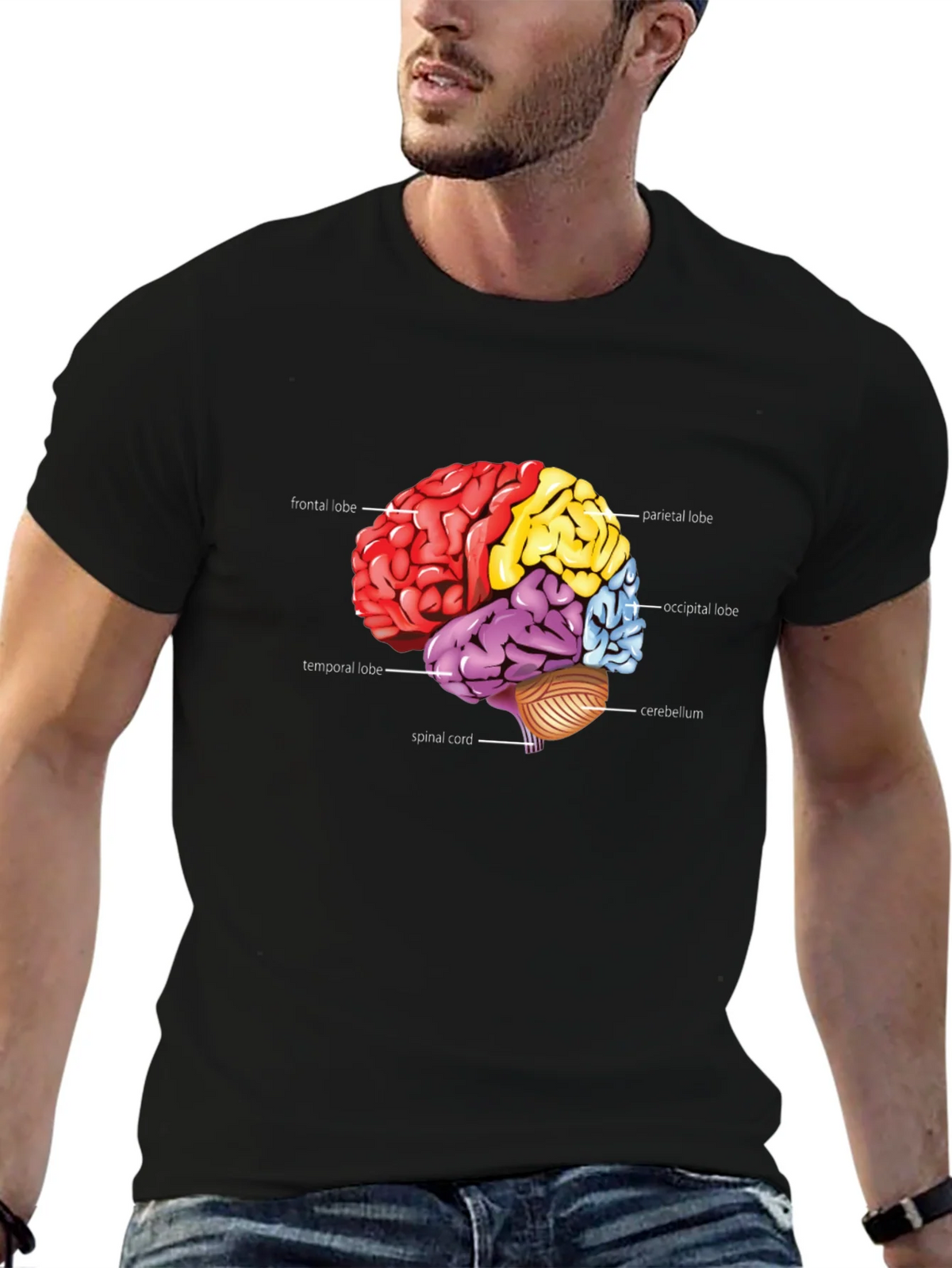 Anatomical Brain T-Shirt product image 6