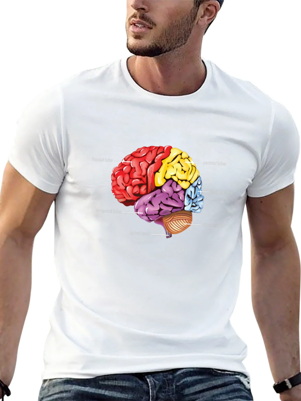 Anatomical Brain T-Shirt product image 12