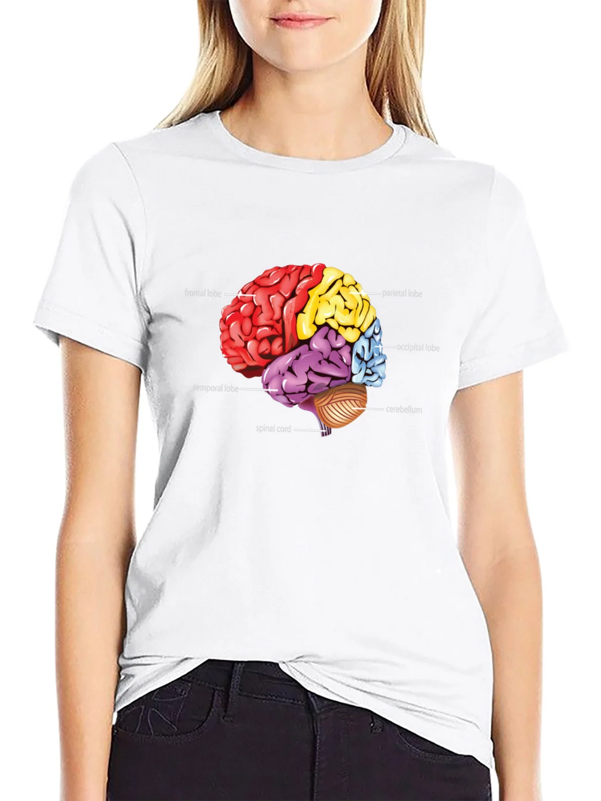 Anatomical Brain T-Shirt product image 8