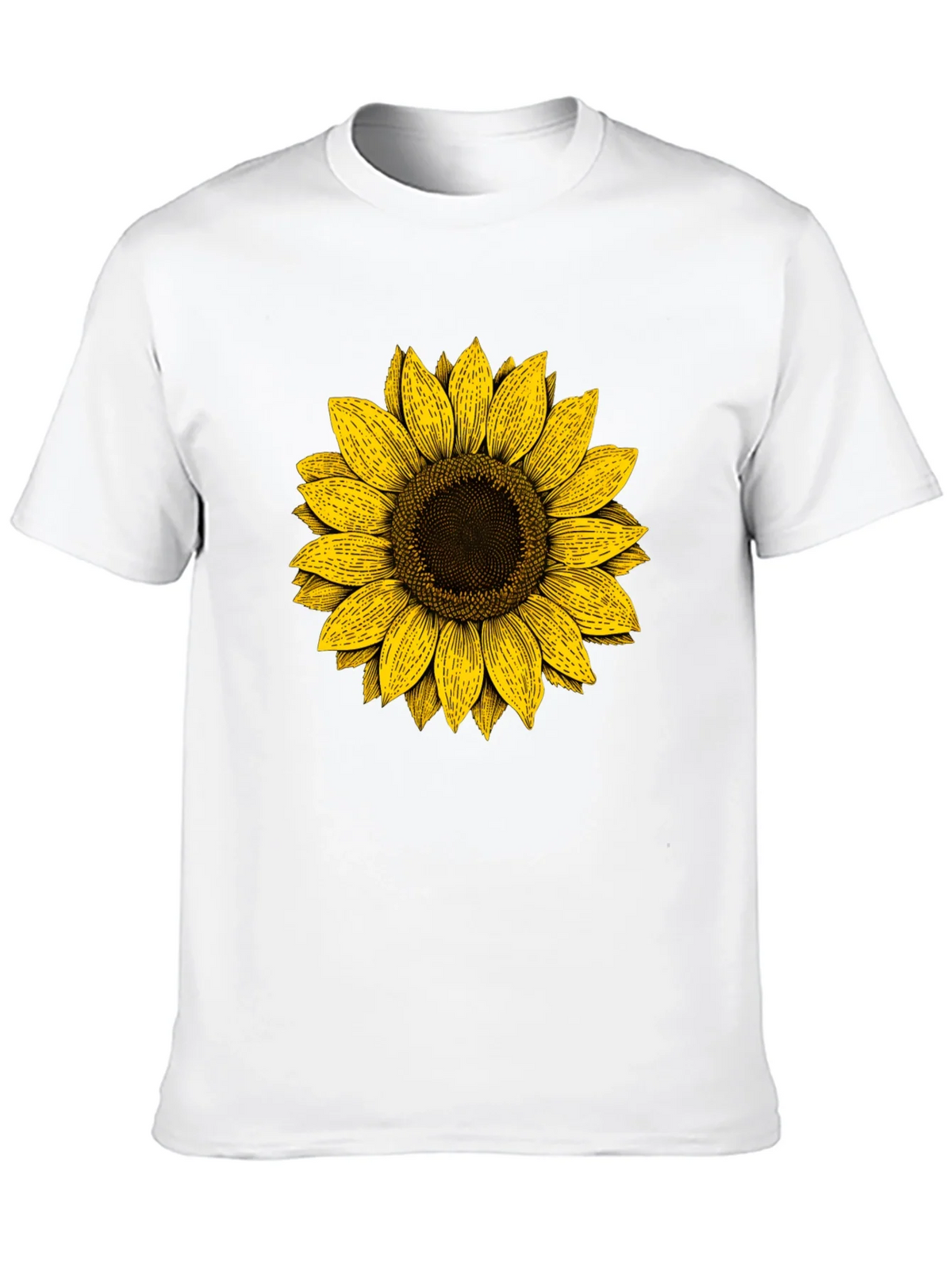 Sunflower Graphic Print Black T-Shirt product image 9