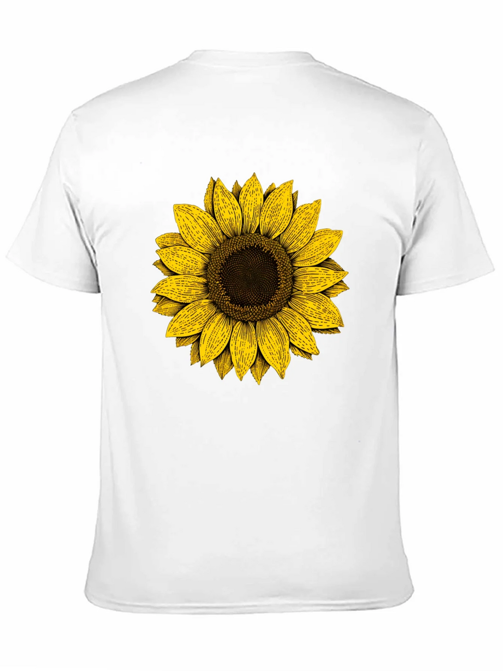Sunflower Graphic Print Black T-Shirt product image 10