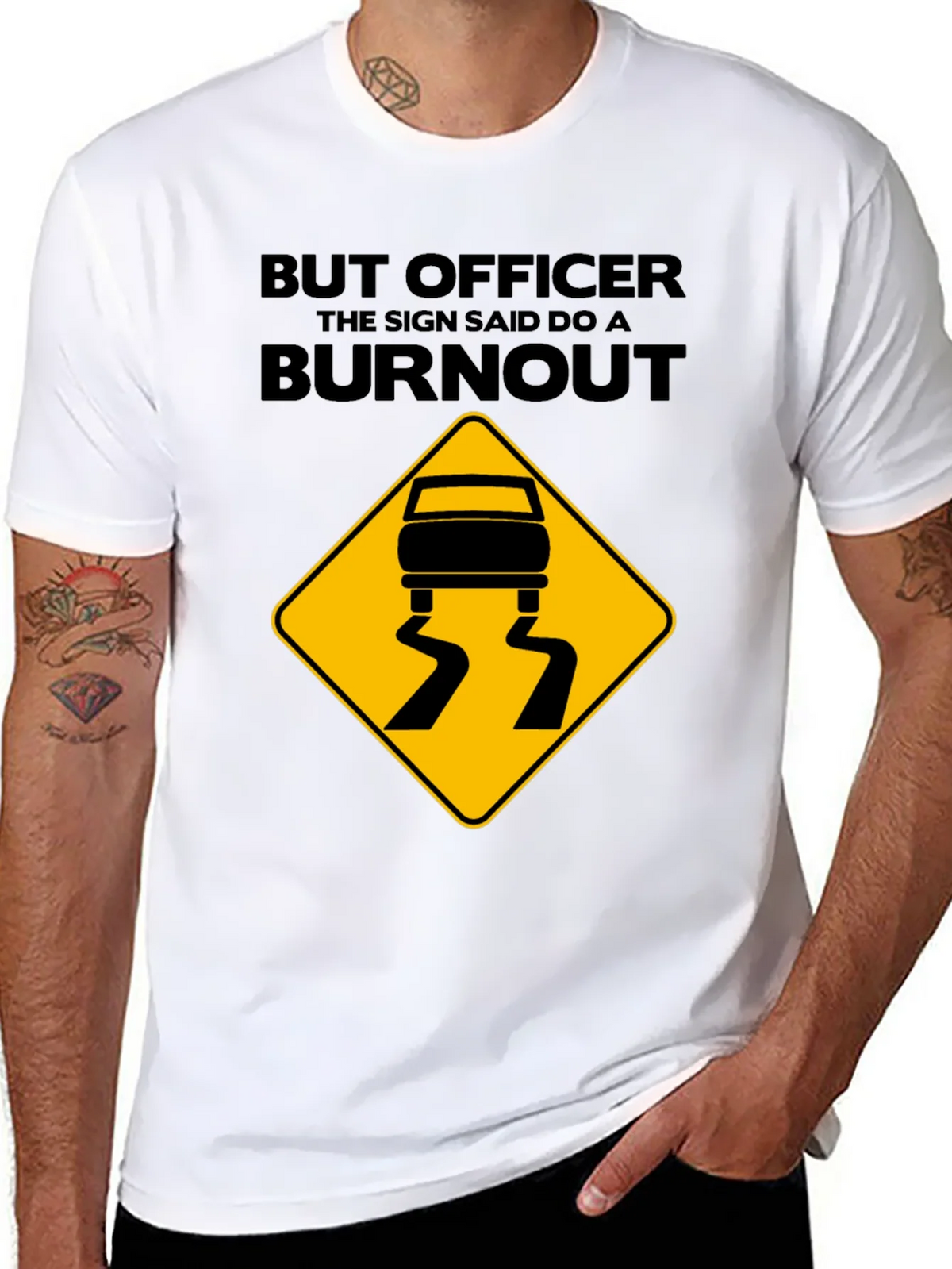 But Officer Burnout T-Shirt - Funny Car Enthusiast Tee product image 4