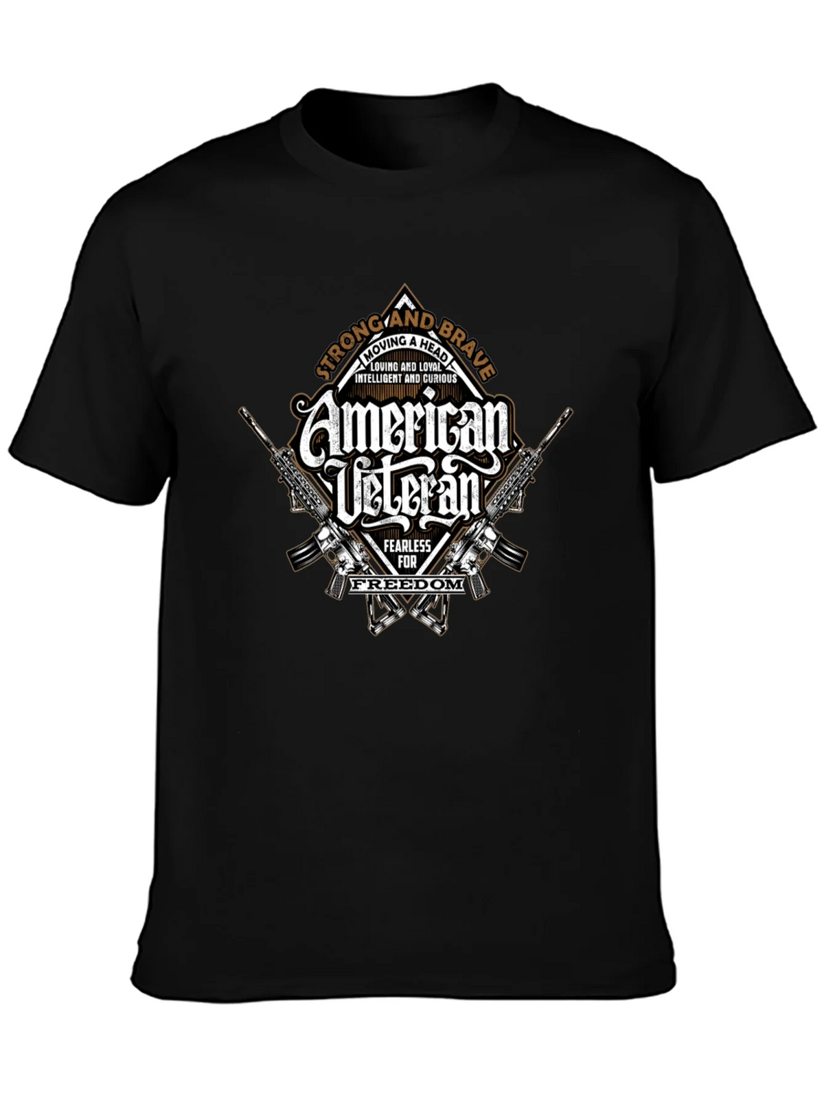 American Veteran Graphic Print T-Shirt product image 2