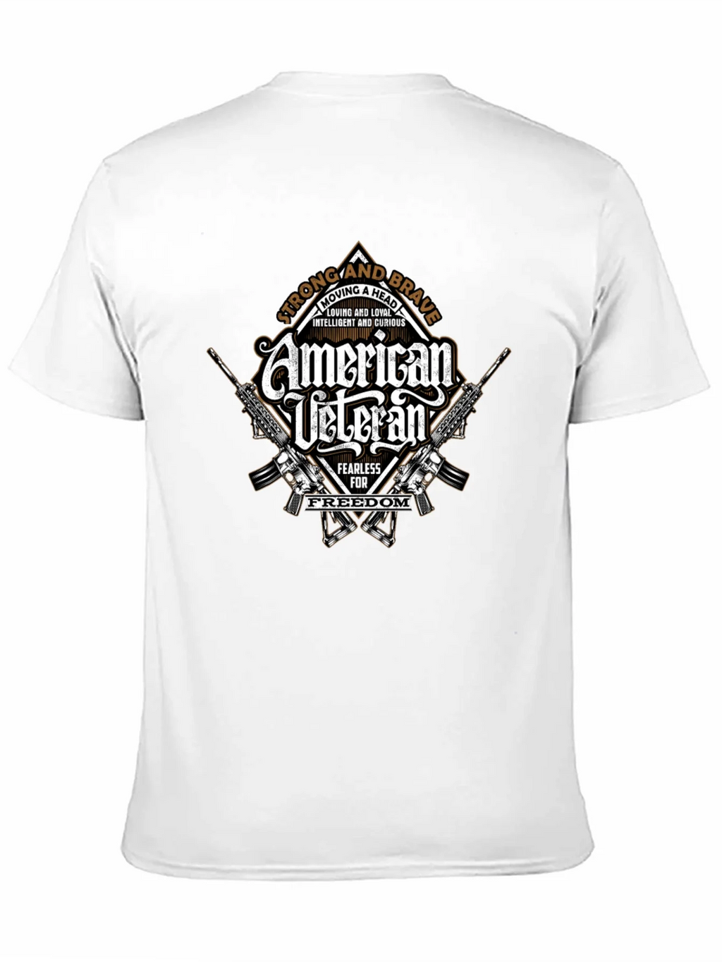 American Veteran Graphic Print T-Shirt product image 5